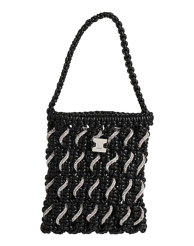YUZEFI Handbag Black Leather