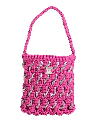 YUZEFI Handtasche Fuchsia Leder