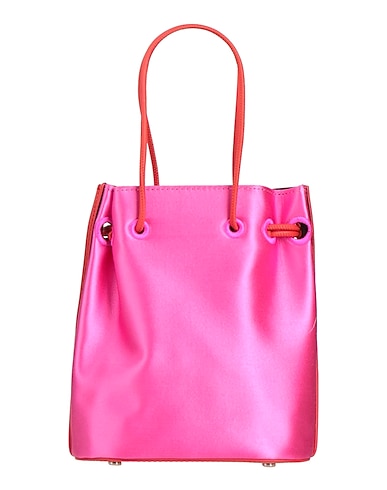 MEDEA Handbag Fuchsia Textile fibres, Soft Leather