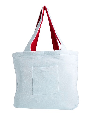 HANRO Shoulder bag Sky blue 100% Cotton