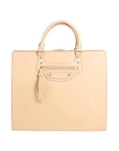 LA FILLE des FLEURS Handtasche Beige 100% Polyurethan