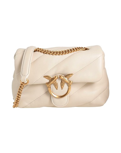PINKO Across-body bag Beige Sheepskin