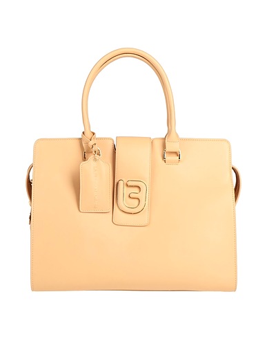 LA FILLE des FLEURS Handbag Sand 100% Polyurethane