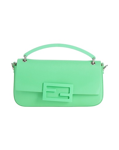 FENDI Handbag Light green Soft Leather