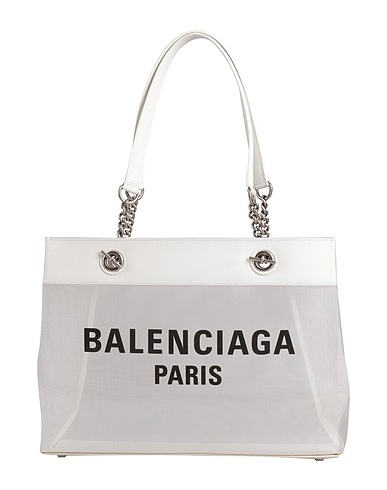 BALENCIAGA ショルダーバッグ ホワイト 革（なめし加工） / 紡績繊維