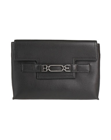 BALLY Handtasche Schwarz Leder