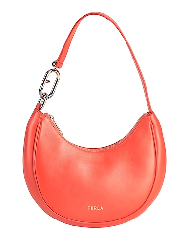 FURLA Handbag FURLA PRIMAVERA S SHOULDER BAG
 Coral 100% Calfskin