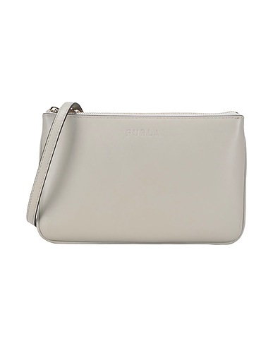 FURLA Bolso con bandolera FURLA MIASTELLA MINI CROSSBODY
 Gris perla 100% Piel de ternera