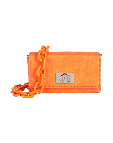 FURLA Schultertasche FURLA BLOOMBAG MINI SHOULDER BAG
 Orange 70% Zellulose, 25% Milchsaft, 5% Wasser