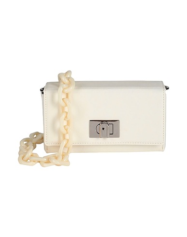 FURLA Shoulder bag FURLA BLOOMBAG MINI SHOULDER BAG
 White 70% Cellulose, 25% Latex, 5% Water