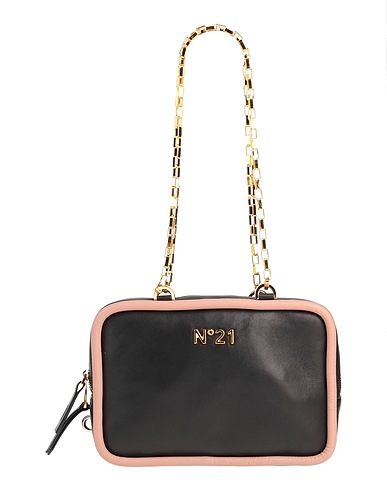 N°21 Shoulder bag Black Soft Leather