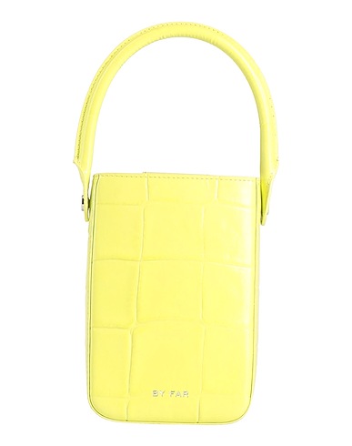 BY FAR Handbag Lime green 100% Bovine leather