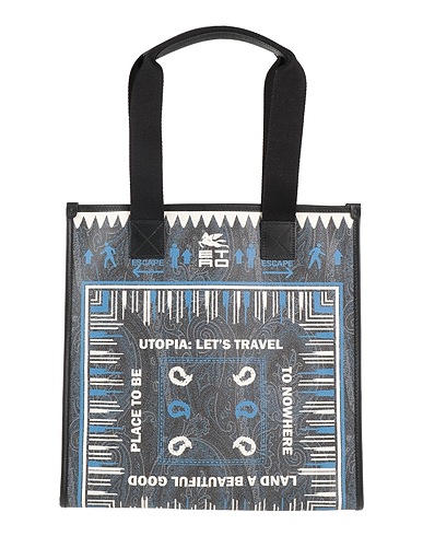 ETRO Handtasche Schwarz 58% Polyester, 42% Baumwolle, Wolle, Synthetische Fasern