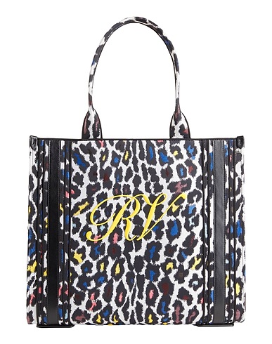 ROGER VIVIER Handbag Black Polyester, Acetate, Silk, Soft Leather