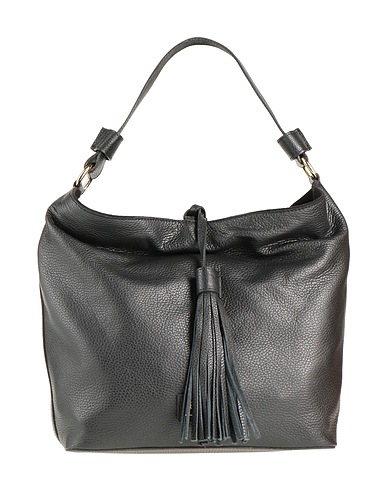 POMPEI DONATELLA Handbag Black Soft Leather