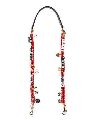DOLCE&GABBANA Bag accessories & charms Plum 100% Ayers, Textile fibres, Metal