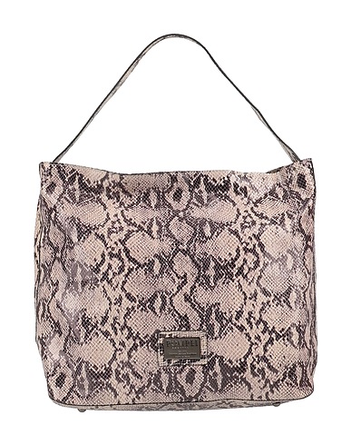 POMPEI DONATELLA Handbag Grey 100% Calfskin