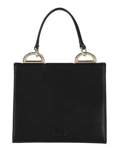 FURLA Handbag FURLA LINEA FUTURA MINI TOP HANDLE
 Black 100% Polyurethane