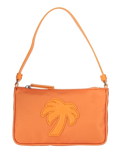 PALM ANGELS Borsa a mano Arancione 100% Poliestere, Pelle di vitello