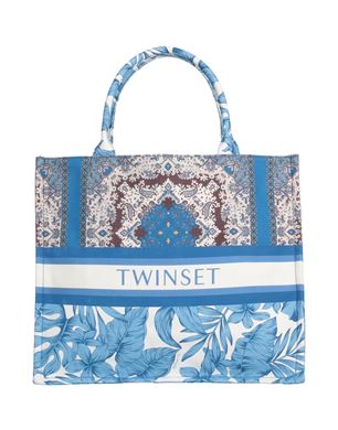 TWINSET ハンドバッグ アジュールブルー レディース