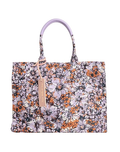 COCCINELLE Borsa a mano Lilla Fibre tessili