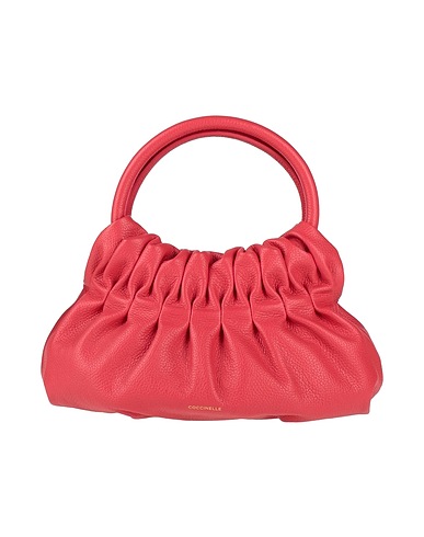 COCCINELLE Borsa a mano Rosso Pelle
