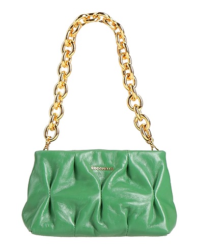 COCCINELLE Handbag Green Calfskin