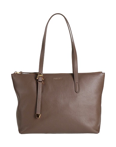 COCCINELLE Handbag Khaki Leather