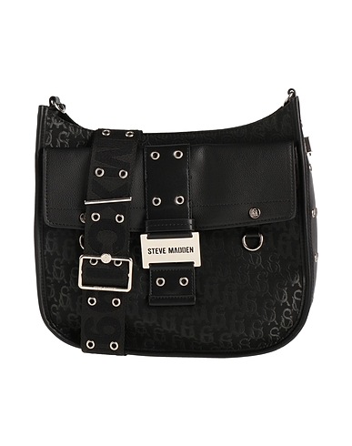 STEVE MADDEN Across-body bag Black 52% Polyester, 48% Viscose