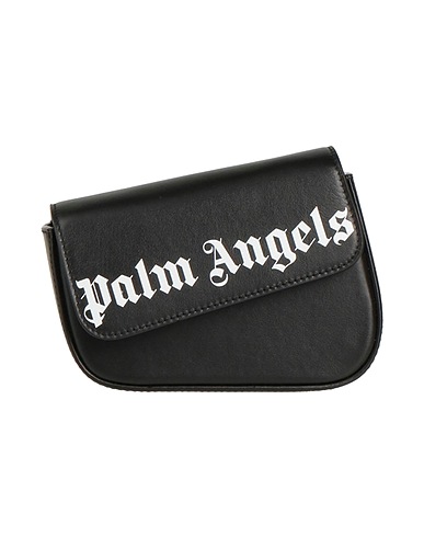 PALM ANGELS Handtasche Schwarz 100% Kalbsleder