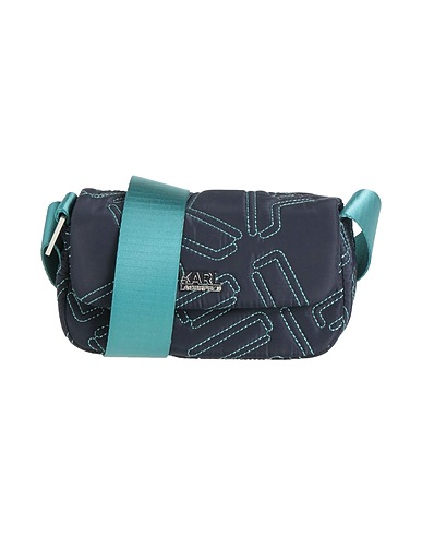 KARL LAGERFELD Across-body bag Midnight blue 100% Recycled polyester