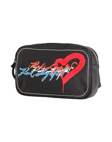 KARL LAGERFELD Belt Bags NERO 98% Recycled polyurethane, 2% Polyurethane