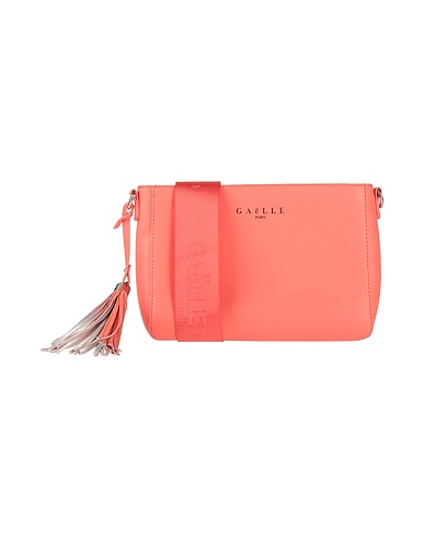 GAëLLE Paris Across-body bag Salmon pink 100% Polyurethane, Polyester