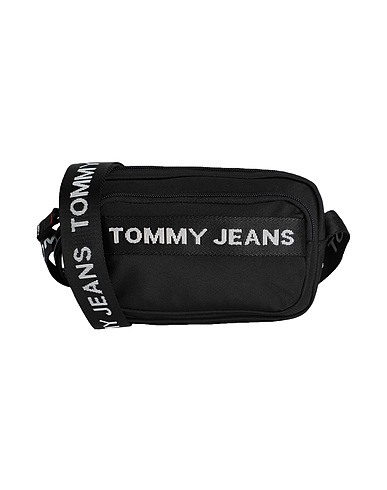 TOMMY JEANS Across-body bag Black 100% Recycled polyester