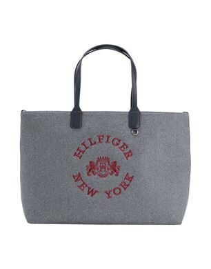TOMMY HILFIGER ハンドバッグ グレー レディース