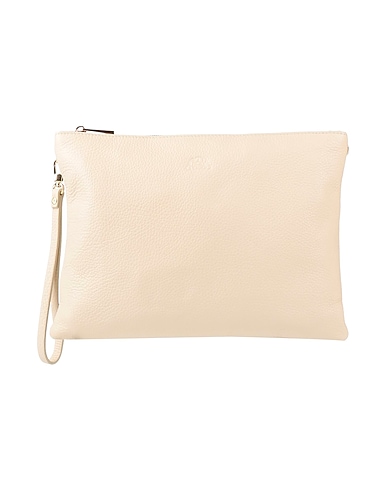 PETIT CHAPEAU Handbag Beige Leather