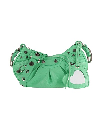 BALENCIAGA Across-body bag Light green Leather