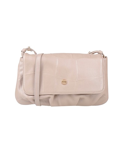 BORBONESE Across-body bag Taupe 100% Leather