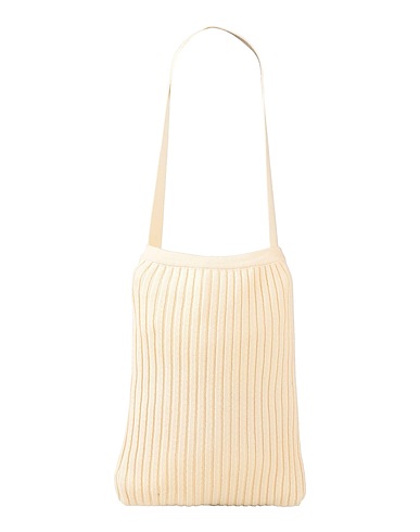 DIARTE . Shoulder bag Ivory 100% Mako Cotton