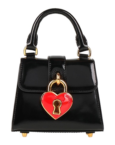 MOSCHINO Handbag Black Leather