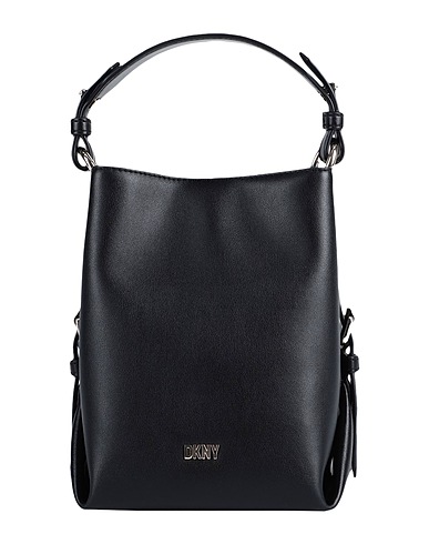 DKNY Сумки с короткими ручками и клатчи Чёрный 100% Воловья кожа