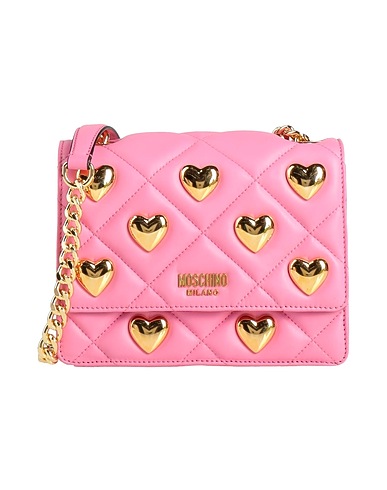 MOSCHINO Borsa a tracolla COUTURE Rosa Pelle