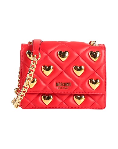 MOSCHINO Umhängetasche COUTURE Rot Leder