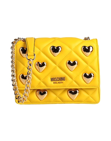 MOSCHINO Across-body bag COUTURE Yellow Leather