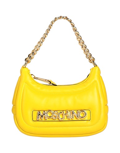 MOSCHINO Handbag COUTURE Yellow Leather