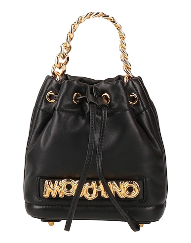 MOSCHINO Handbag Black Leather