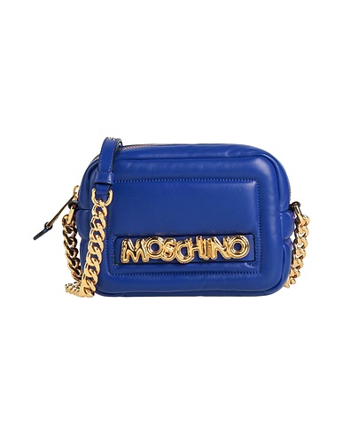 MOSCHINO Cross-body bags COUTURE Bright blue Leather