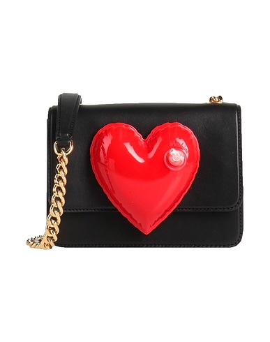 MOSCHINO Cross-body bags Black Leather