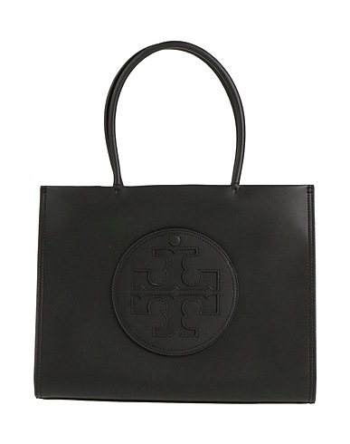 TORY BURCH Bolso de mano Negro Fibras textiles