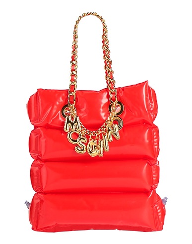 MOSCHINO Handbag COUTURE Red Rubber